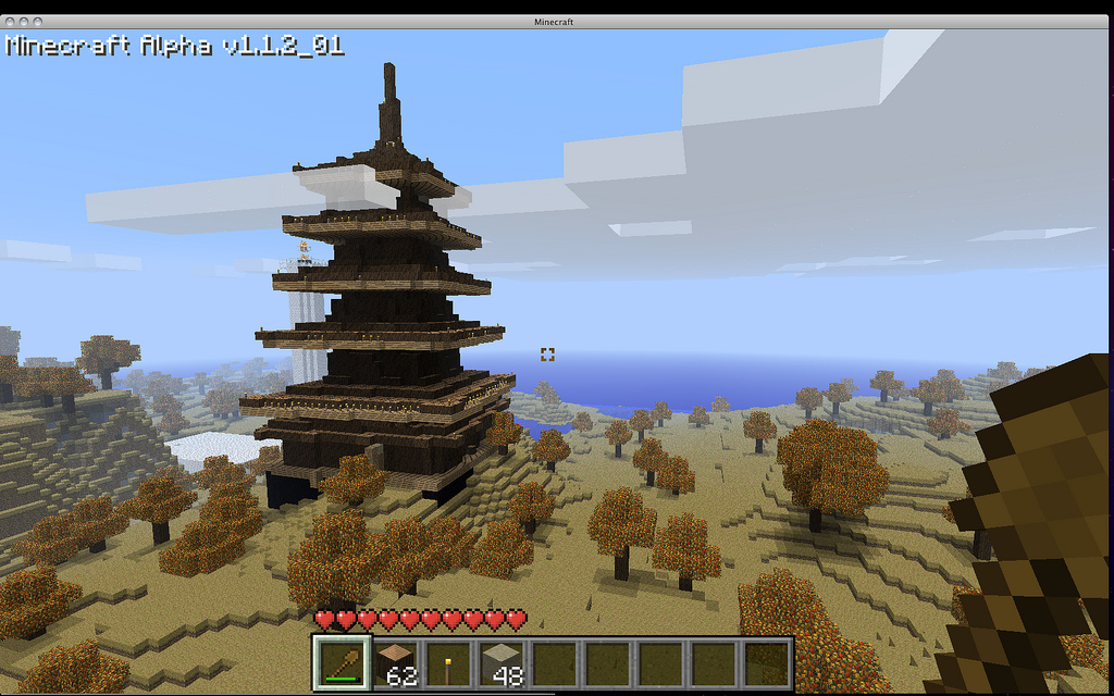 Minecraft: How to build a Ultimate Japanese Pagoda Minecraft Map